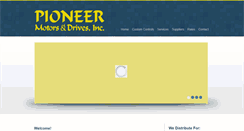 Desktop Screenshot of pioneerdrives.com