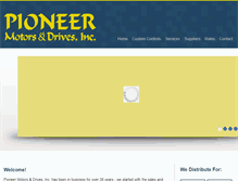 Tablet Screenshot of pioneerdrives.com